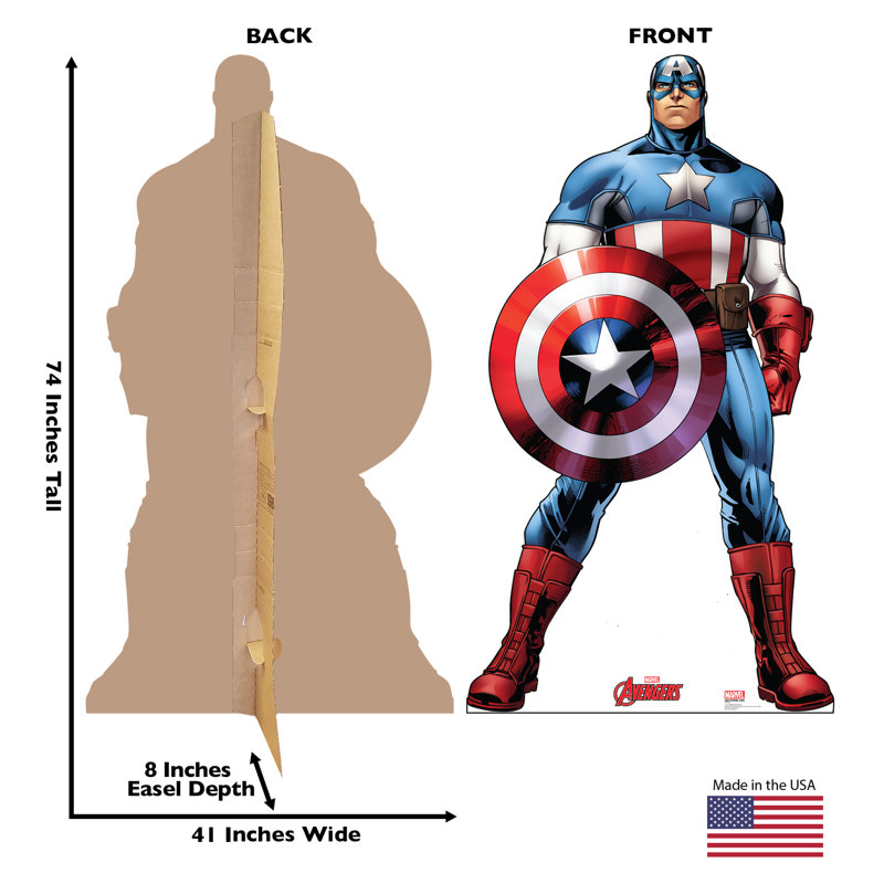 Accroche animée avengers de l’amérique du capitaine