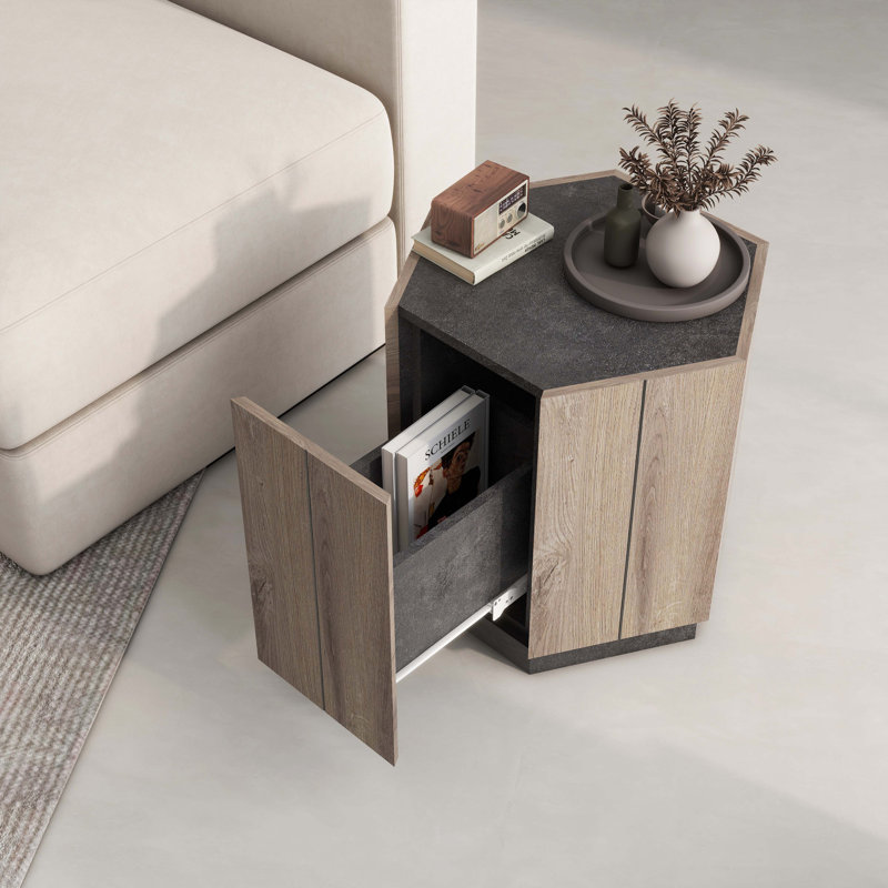 Table de bout avec rangement Folia