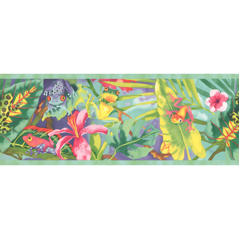 Bordure murale grenouilles