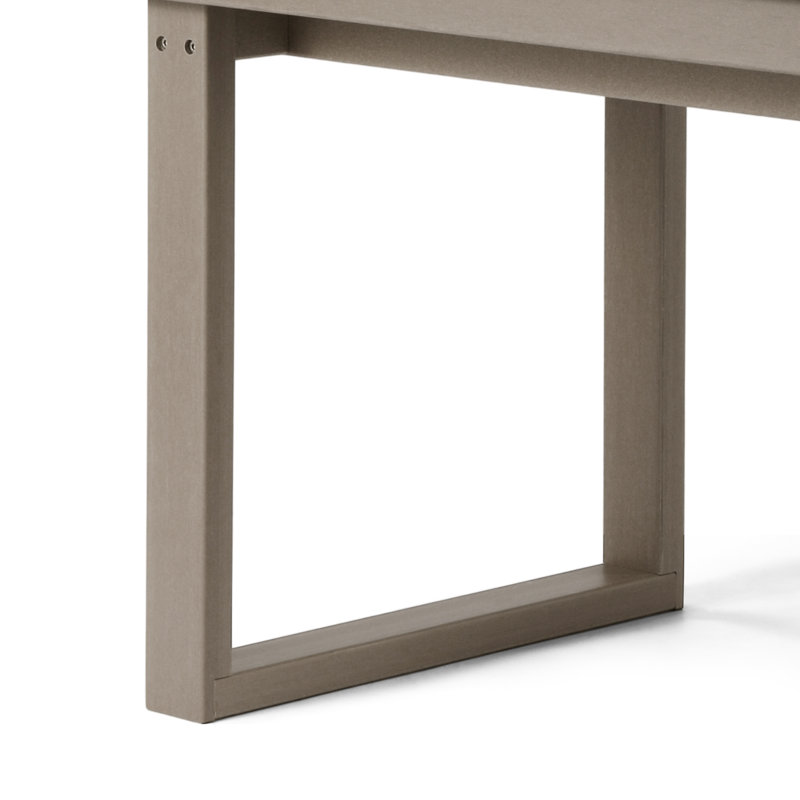 Table de salle à manger 68 "x 31", Brun