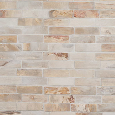 Fossil Brick 1X4 Petrified Stone Mosaic