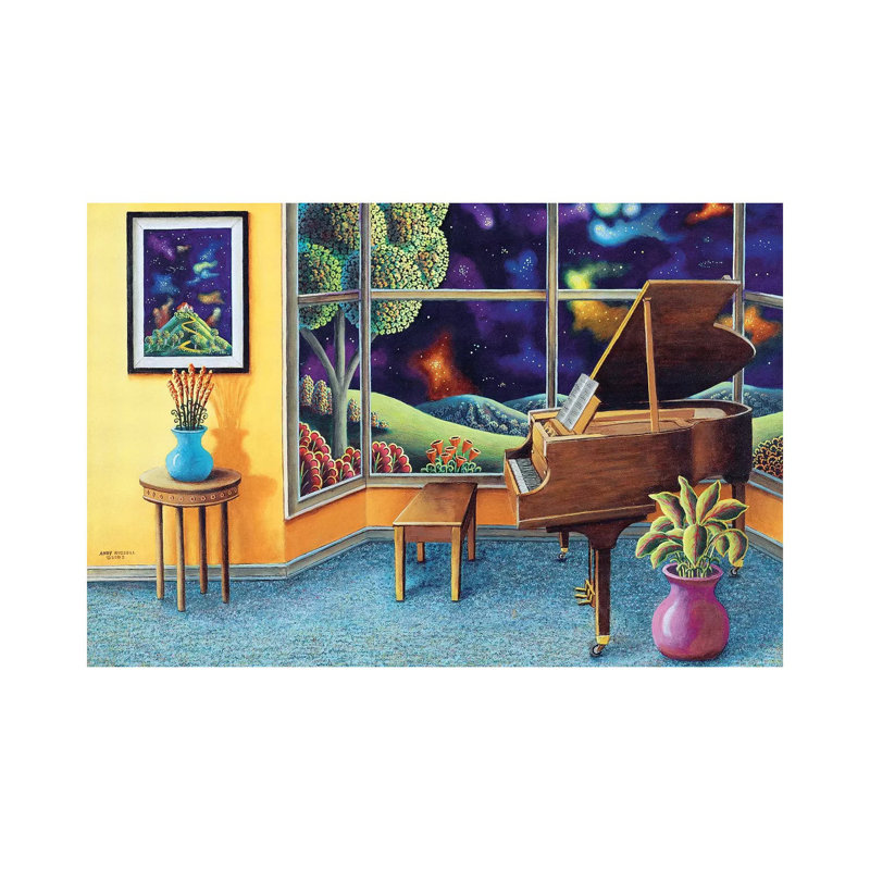 Baby Grand by Andy Russell - Wrapped Canvas Print