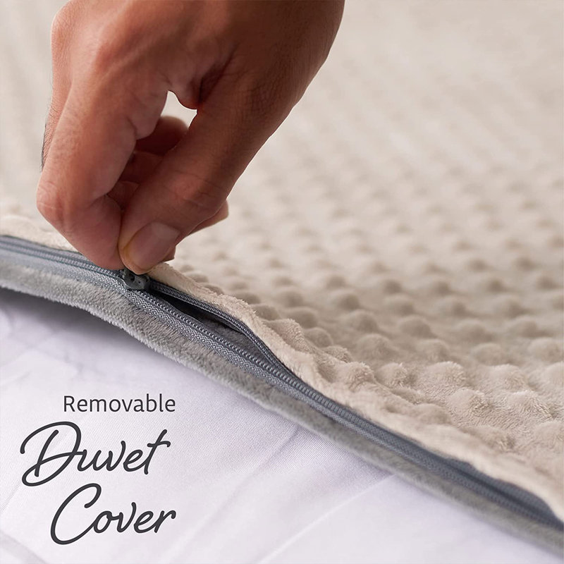 Weighted Throw Blanket, 20, Ivory