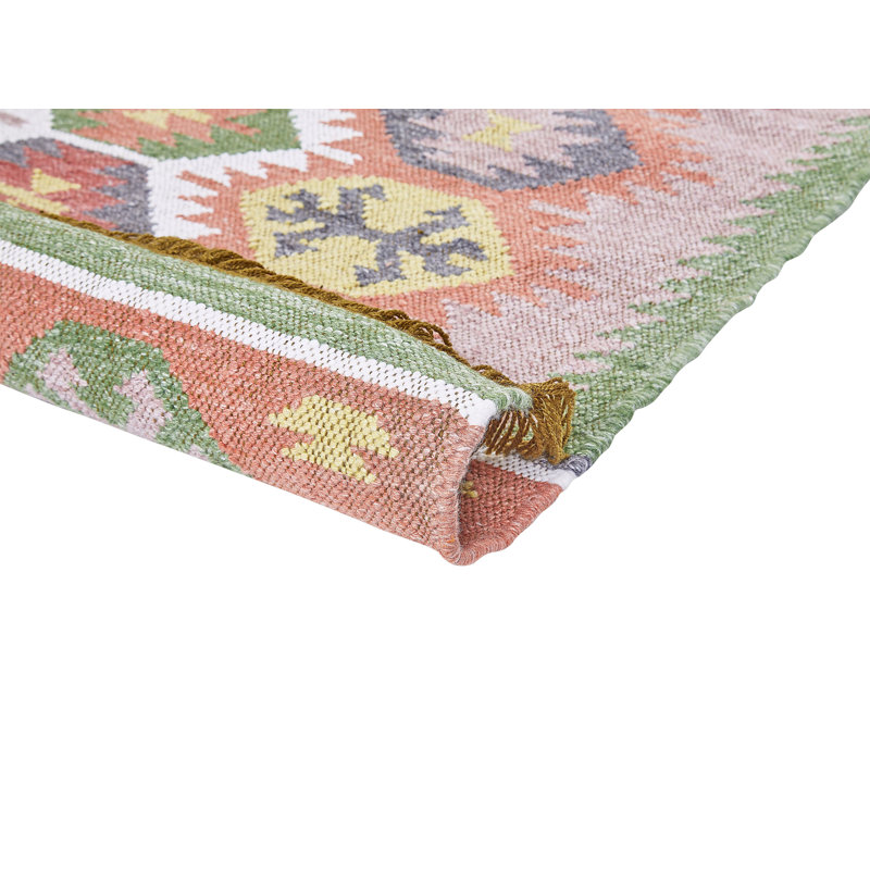 Beenish Geometric Hand Woven Indoor / Outdoor Area Rug, Rectangle 140 x 200cm