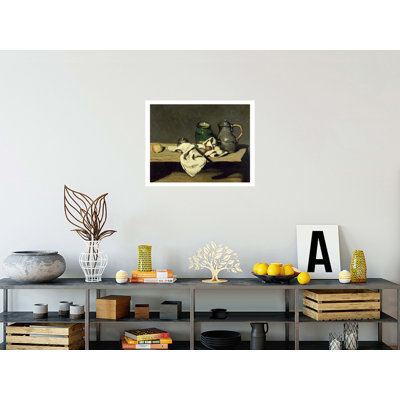 Nature morte avec une bouilloire, Paul Cézanne, estampe numérique