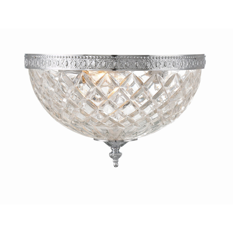 Plafonnier encastré 3 lumières Wehr, Chrome