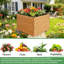 Boîte à fleurs en bois 23,6 po-122764510