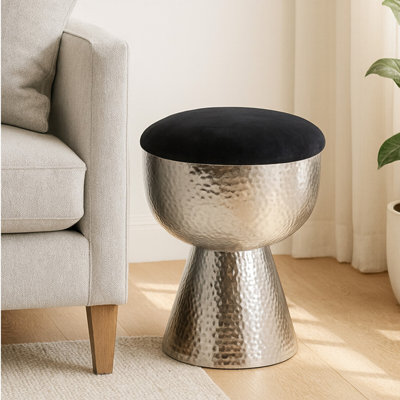 Willin Stainless Steel Accent Stool