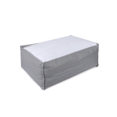 Courtepointe très élégante, 100% coton, 94,5 po x 86,6 po | Bourre en silicone souple, 400 g / m² | Lavable à la machine, va au fer à repasser | Couleur blanche luxueuse, parfaite pour les chambres confortables et la décoration intérieure élégante