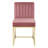 Carriage Tufted Sled Base Upholstered Fabric Dining Chair-484070128-426741411-426741422