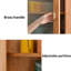 Armoire de rangement multifonctionnelle et créative