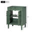 【Évier non inclus, meuble-lavabo de base seulement】 Meuble-lavabo de 24 po sans lavabo, meuble de rangement moderne à 2 niveaux, meuble-lavabo simple, grandes tablettes de rangement-105501940