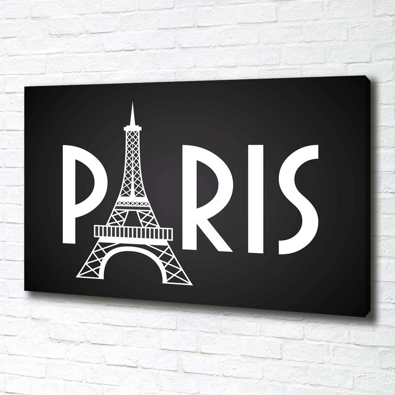 Paris - Wrapped Canvas Print