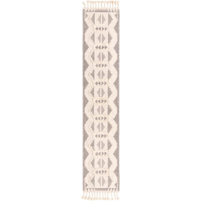 Allivia Wool Abstract Indoor Rug, Runner 2'7" x 13'