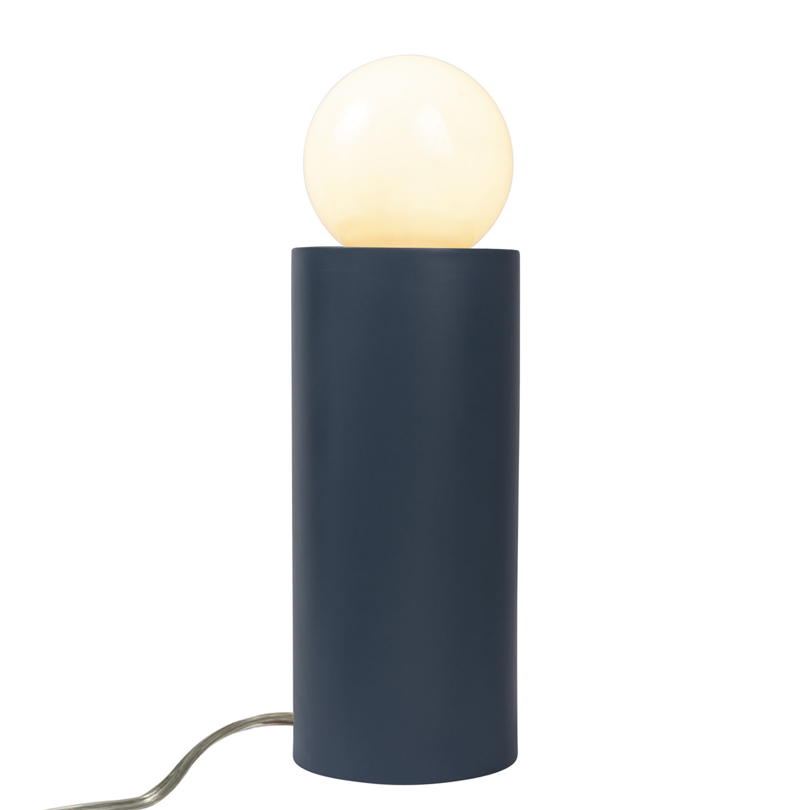 Rachid Ceramic Torchiere Lamp, 16.5" H x 5.5" W x 5.5" D, Midnight Sky