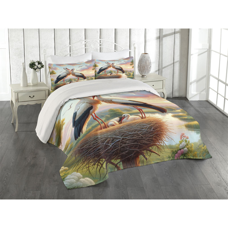 Polyester Coverlet, Queen Coverlet + 2 Standard Shams