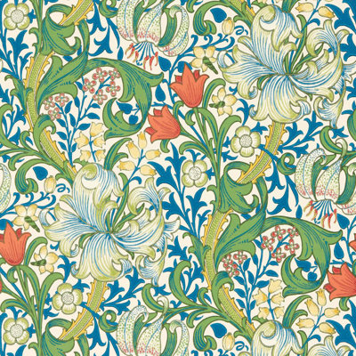 Bedford Park Golden Lily Wallpaper