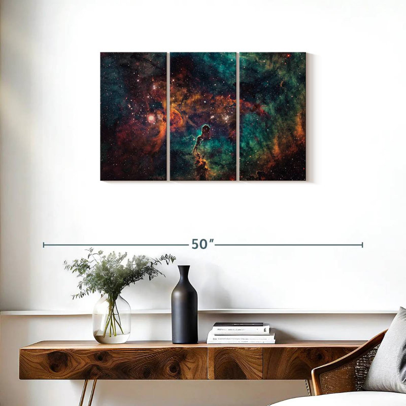 Oberle Deep Space Nebula, 20" H x 33" W