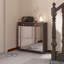 Armoire à chaussures à miroir avec 2 tiroirs