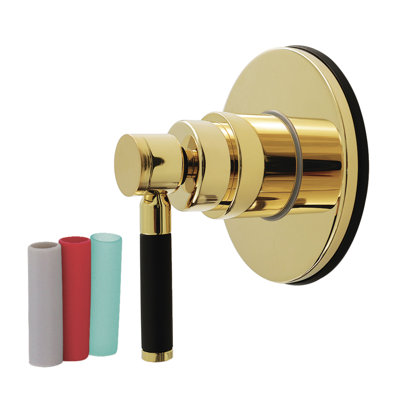 Kingston Brass Kaiser Single-Handle Wall Mount Six-Way Diverter Valve with Trim Kit