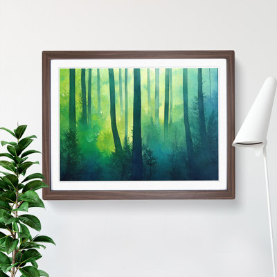 Miraculous Colourful Forest - Framed Print