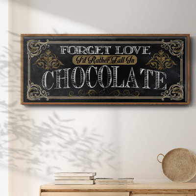 Chocolate- Framed Canvas