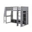 Lit mezzanine simple avec bureau-1375409093