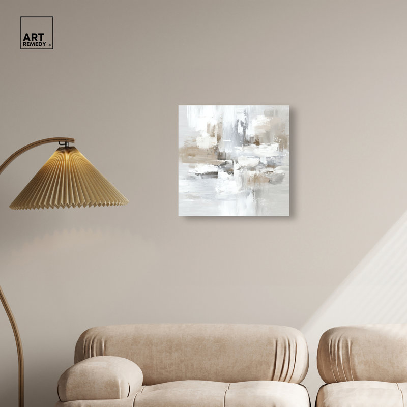 Art mural minimaliste Frost Drift I, par Art Remedy, 20 x 20, 20"H x 20"W, Gallery Wrapped