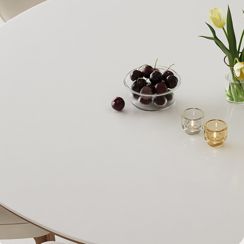 Ensemble de table de salle à manger de style nordique, H 29,5 po x L 51,2 po x l 51,2 po