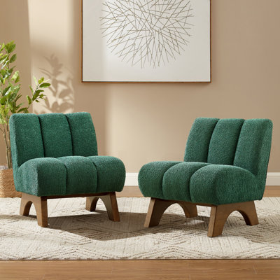 Upholstered Sherpa Lounge Chair