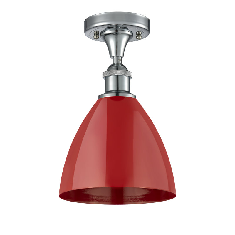 Semi encastrement, Rouge, Chrome poli
