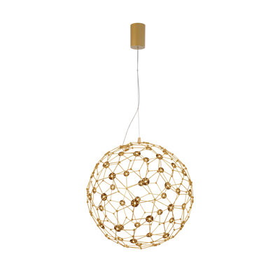1 - Light Gold LED Single Pendant
