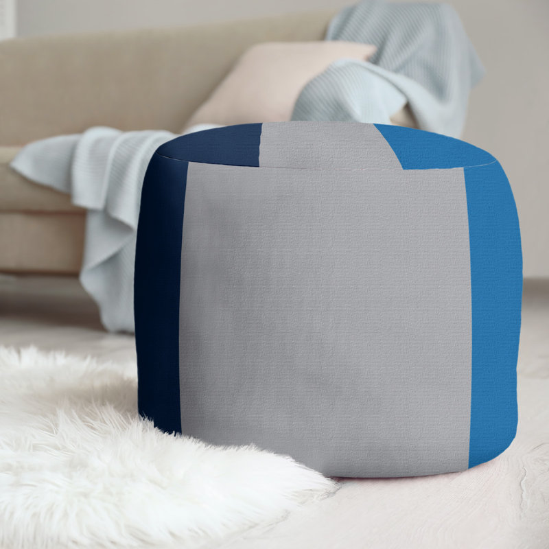 Repose-pieds repose-pieds rond 20,5", Bleu nuit polaire / argent / bleu aviateur, Winnipeg