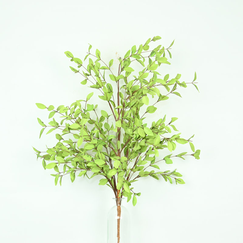 Branche d'eucalyptus artificiel 36 "pour remplisseur de vase, branche de feuillage de brindille de campagne brume un long bouquet en vrac pour les décorations de table de centre de table de bureau à domicile