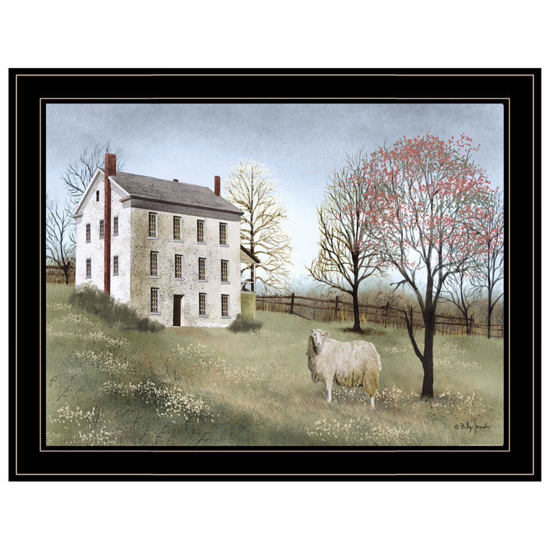 «Spring at White House Farm», art mural encadré pour le salon, impression murale par Billy Jacobs