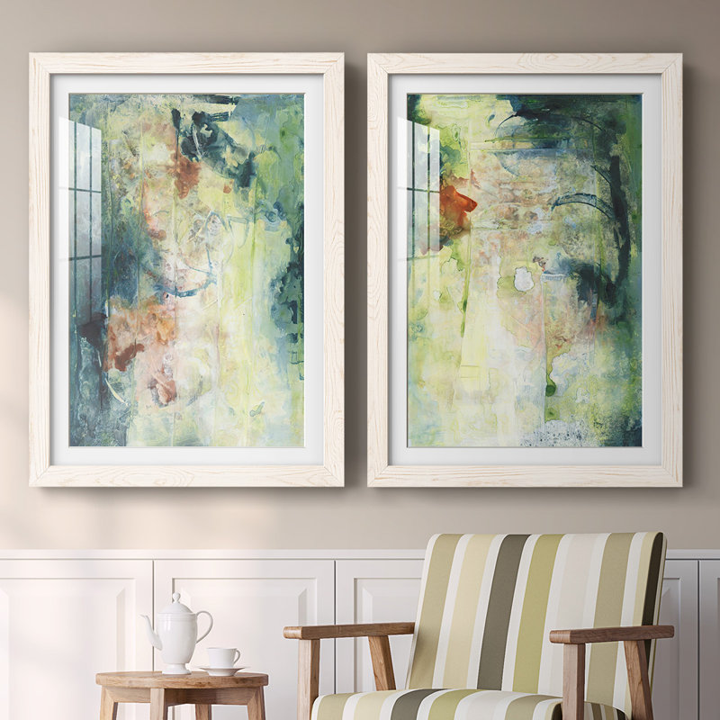 «Nature's Elements I», reproduction de photo sur toile 2 pièces, Blanc, H 27,5 po x l 75 po x P 1,5 po