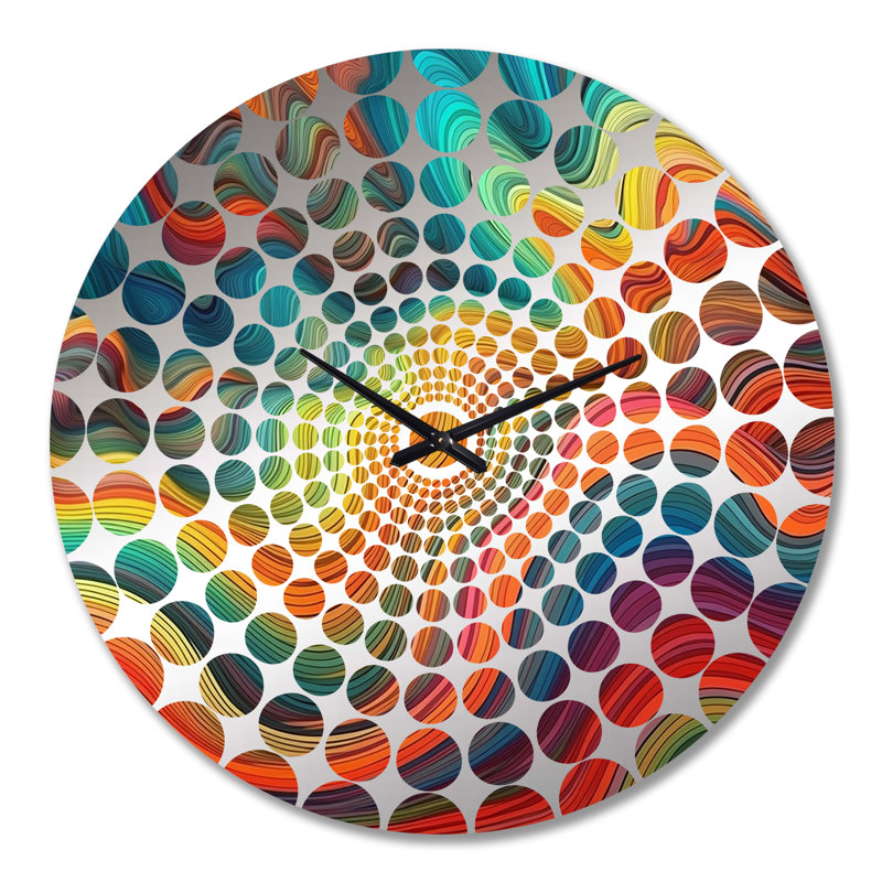Maketta - Horloge murale géométrique abstraite, Grand