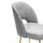 Chaise en velours Rizo Cognac-4605391