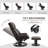 Massage Recliner Chair With Ottoman, 360° Swivel, Remote Control, And Multi-Point Vibration Therapy