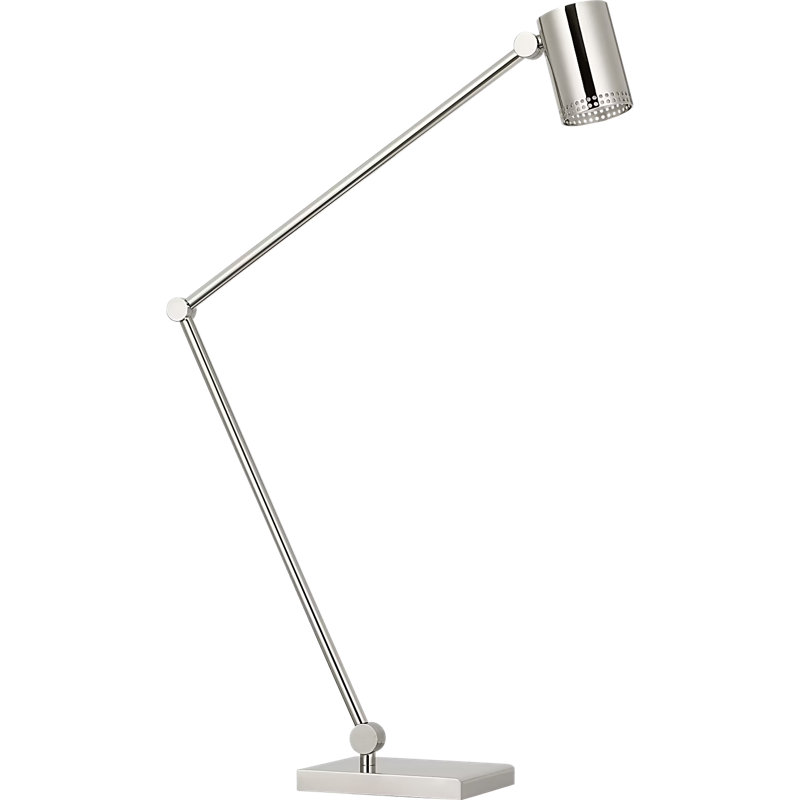 Kelly Wearstler LED Desk Table Lamp, Polished Nickel, Polished Nickel