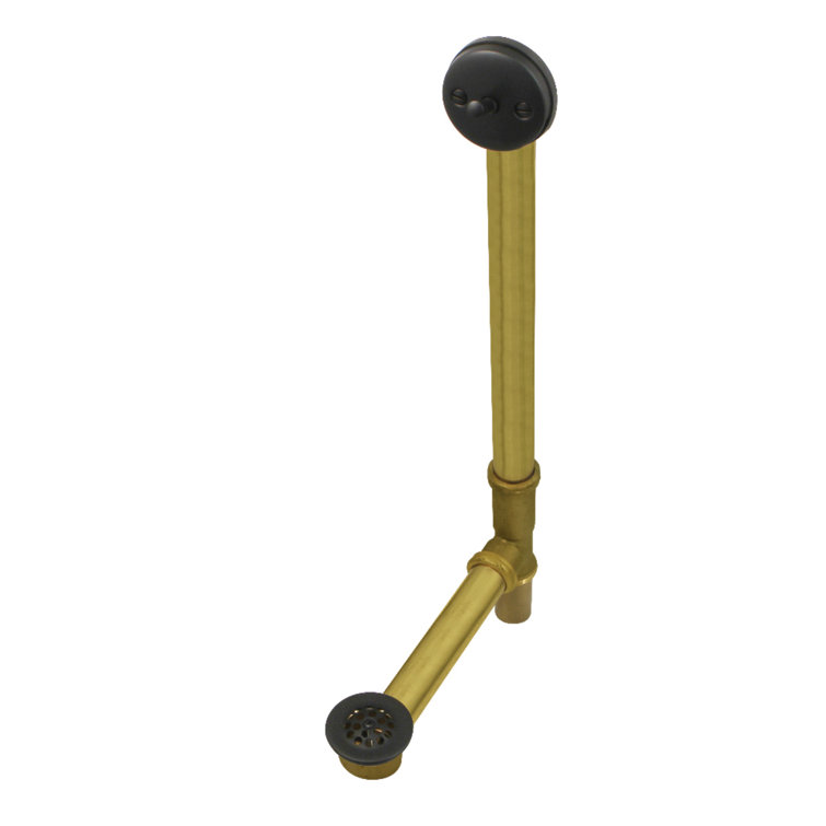 Made to Match 1.5" Leg Tub Drain With Overflow