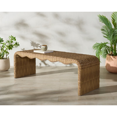Lynsee PE Wicker Bench