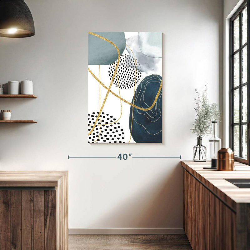 Avery Shapley Blue VI, 39" H x 26" W