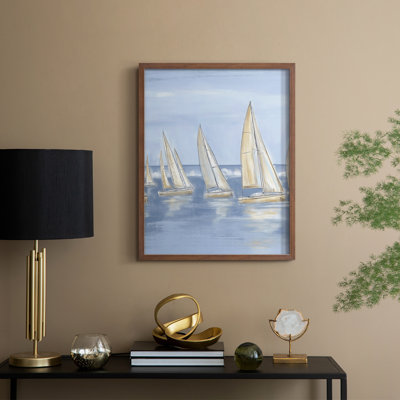 NAUTICAL Series VII, reproduction encadrée - bois massif