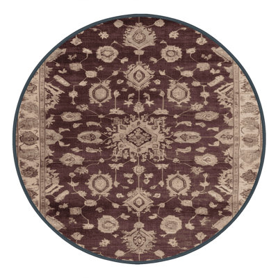 Tapis brun lavable à la machine