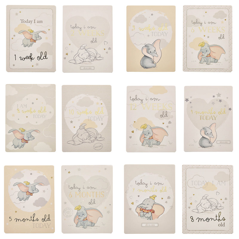 Dumbo Milestone Card Set