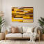 Art mural Hard Edge 44 en métal brun-81000056