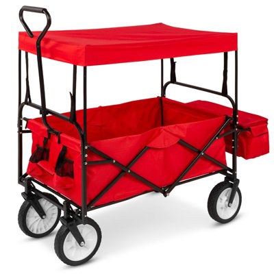 Wagon pliant pliant avec auvent