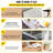 VEVOR Plastic Table Cover 78 x 42 Inch, 1.5 mm Thickness-94210348