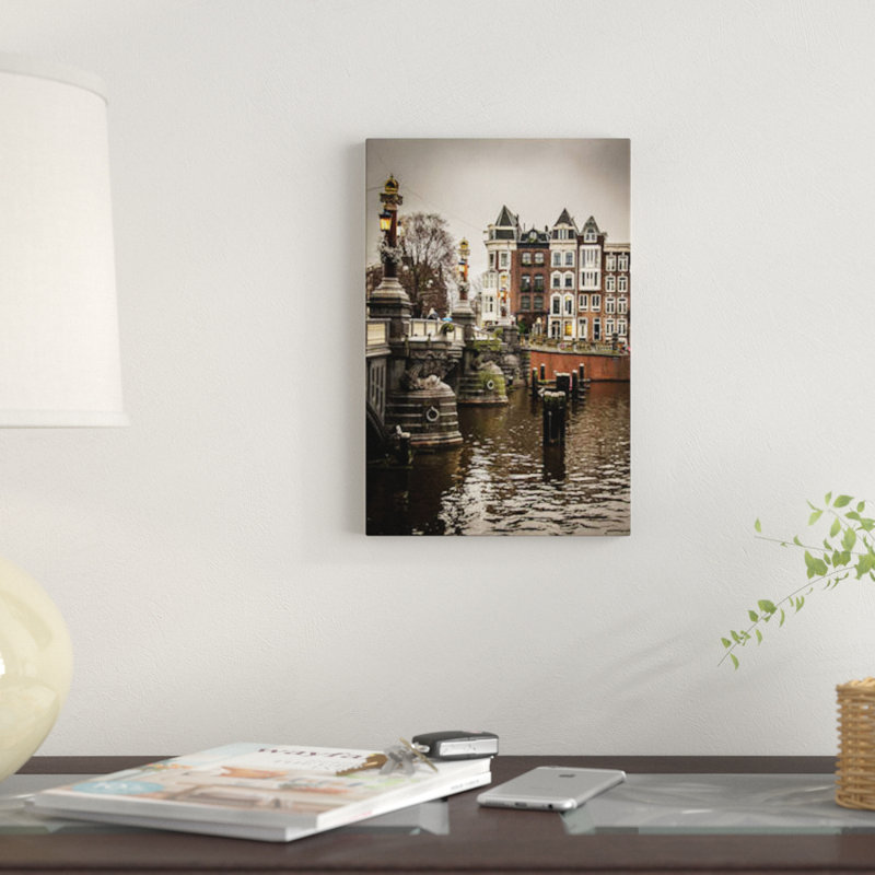 «Amsterdam I», reproduction de photo sur toile, H 12 po x l 8 po x P 0,75 po, Toile tendue, Pas de tapis